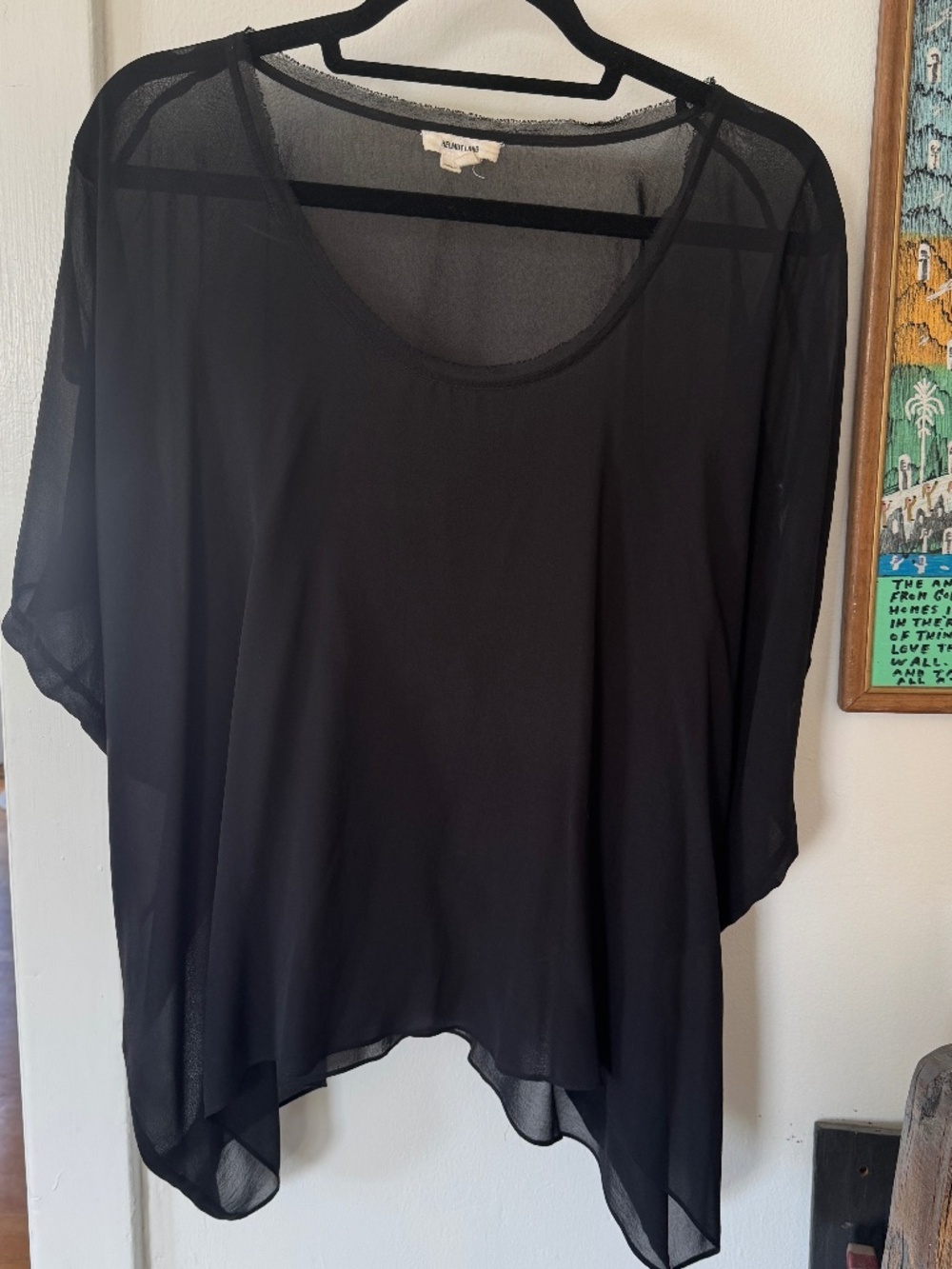 Helmut Lang Sheer Dolma Top - S